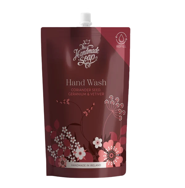 عبوة إعادة تعبئة غسول اليدين - بذور الكزبرة، إبرة الراعي، ونجيل الهند | ٥٠٠ مل