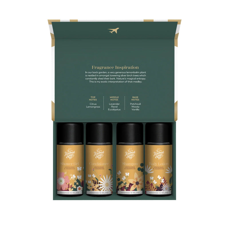 حقيبة سفر - أساسيات العناية بالجسم | ٤ × ٥٠ مل